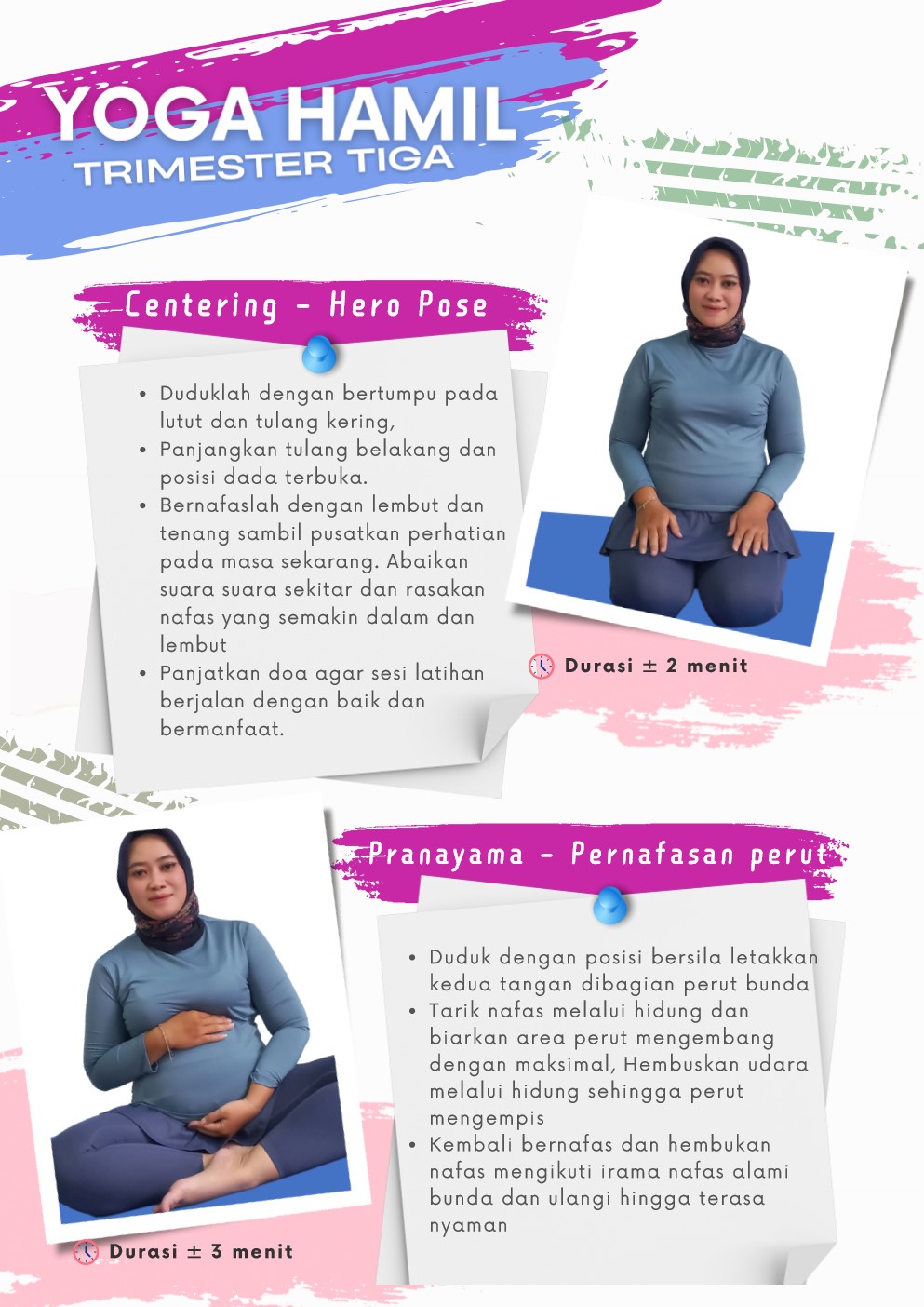 Yoga Kehamilan Poster 1